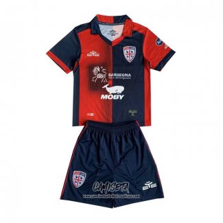 Primera Camiseta Cagliari Calcio 2023-2024 Nino