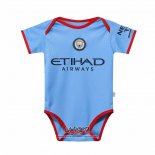 Primera Camiseta Manchester City 2022-2023 Bebe