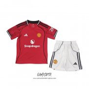 Primera Camiseta Manchester United 2025-2026 Nino