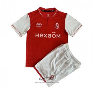 Primera Camiseta Stade de Reims 2023-2024 Nino