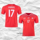 Primera Camiseta Suiza Jugador Vargas 2022