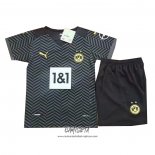Segunda Camiseta Borussia Dortmund 2021-2022 Nino