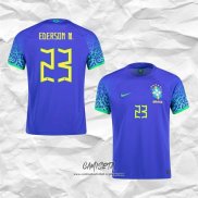 Segunda Camiseta Brasil Jugador Ederson M. 2022