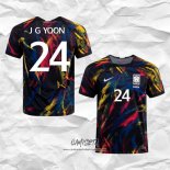 Segunda Camiseta Corea del Sur Jugador Yoon Jong Gyu 2022