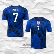 Segunda Camiseta Estados Unidos Jugador Moore 2022