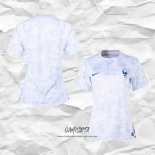 Segunda Camiseta Francia 2022 Mujer