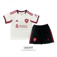 Segunda Camiseta Liverpool 2025-2026 Nino