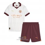 Segunda Camiseta Manchester City 2023-2024 Nino