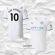 Segunda Camiseta Manchester City Jugador Kun Aguero 2021-2022