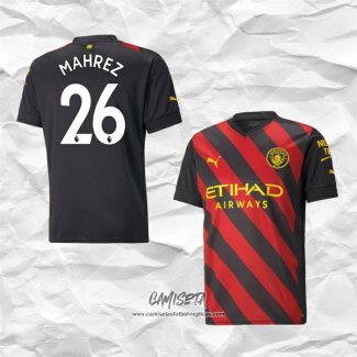 Segunda Camiseta Manchester City Jugador Mahrez 2022-2023
