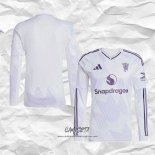 Segunda Camiseta Manchester United 2025-2026 Manga Larga