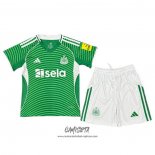 Segunda Camiseta Newcastle United 2025-2026 Nino