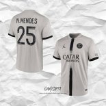 Segunda Camiseta Paris Saint-Germain Jugador N.Mendes 2022-2023