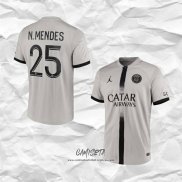 Segunda Camiseta Paris Saint-Germain Jugador N.Mendes 2022-2023