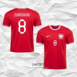 Segunda Camiseta Polonia Jugador Zurkowski 2022