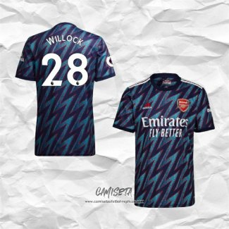 Tercera Camiseta Arsenal Jugador Willock 2021-2022
