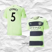 Tercera Camiseta Manchester City Jugador Stones 2022-2023