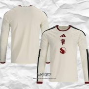 Tercera Camiseta Manchester United 2026-2027 Manga Larga