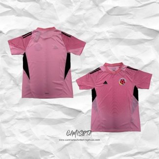 Camiseta Colombia Portero 2026 Rosa Tailandia