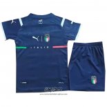 Camiseta Italia Portero 2021 Nino Azul