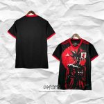 Camiseta Japon Anime 2025-2026 Negro Rojo