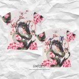Camiseta Japon Dragon 2025-2026 Blanco Tailandia Rosa