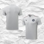 Camiseta Polo del Manchester City 2021-2022 Gris