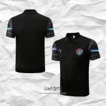 Camiseta Polo del Manchester City 2022-2023 Negro