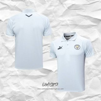 Camiseta Polo del Manchester City 2023-2024 Gris