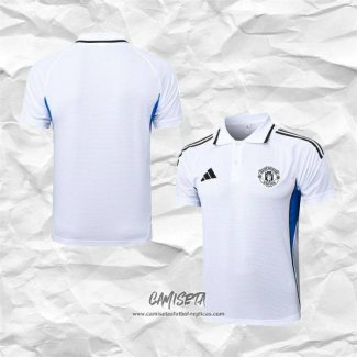 Camiseta Polo del Manchester United 2025-2026 Blanco
