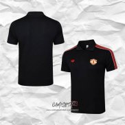 Camiseta Polo del Manchester United 2025-2026 Negro