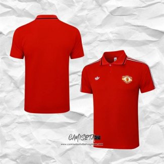 Camiseta Polo del Manchester United 2025-2026 Rojo