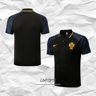 Camiseta Polo del Portugal 2022-2023 Negro