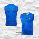 Camiseta de Entrenamiento Francia 2025-2026 Sin Mangas Azul