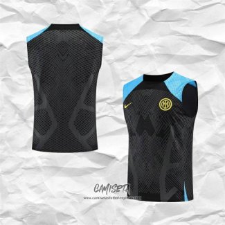 Camiseta de Entrenamiento Inter Milan 2022-2023 Sin Mangas Negro