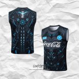 Camiseta de Entrenamiento Napoli 2025-2026 Sin Mangas Negro