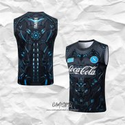 Camiseta de Entrenamiento Napoli 2025-2026 Sin Mangas Negro