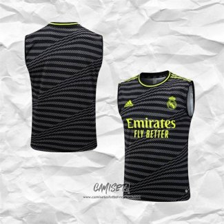 Camiseta de Entrenamiento Real Madrid 2023-2024 Sin Mangas Negro