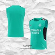 Camiseta de Entrenamiento Real Madrid 2022-2023 Sin Mangas Verde