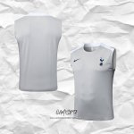 Camiseta de Entrenamiento Tottenham Hotspur 2025-2026 Sin Mangas Gris