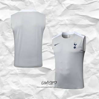 Camiseta de Entrenamiento Tottenham Hotspur 2025-2026 Sin Mangas Gris