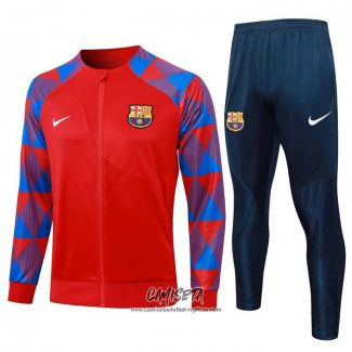 Chandal de Chaqueta del Barcelona 2023-2024 Nino Rojo