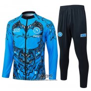 Chandal de Chaqueta del Napoli 2025-2026 Nino Azul