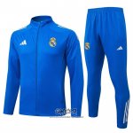 Chandal de Chaqueta del Real Madrid 2025-2026 Nino Azul Claro