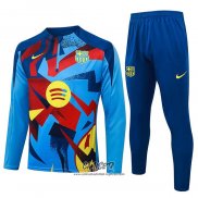 Chandal de Sudadera del Barcelona 2025-2026 Nino Multicolor