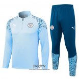 Chandal de Sudadera del Manchester City 2023-2024 Azul