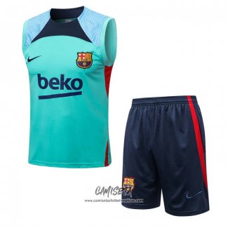 Chandal del Barcelona 2022-2023 Sin Mangas Verde