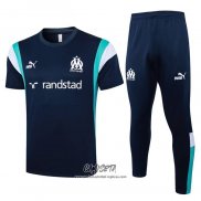 Chandal del Olympique Marsella 2023-2024 Manga Corta Azul