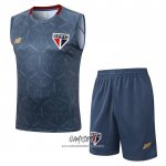 Chandal del Sao Paulo 2025-2026 Sin Mangas Gris