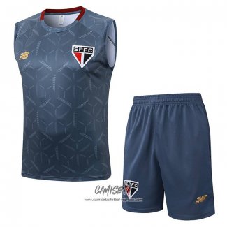 Chandal del Sao Paulo 2025-2026 Sin Mangas Gris